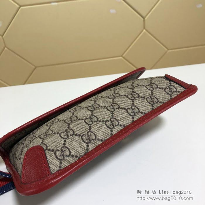 GUCCI古馳 新款 493930 Gucci腰包 古馳單肩包 Gucci斜挎包 古馳虎頭標胸包 pvc/紅色  ydgq3427